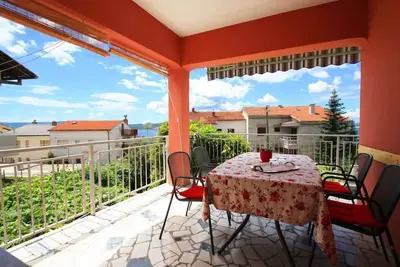 Image de Appartement de vacances avec balcon donnant sur la mer