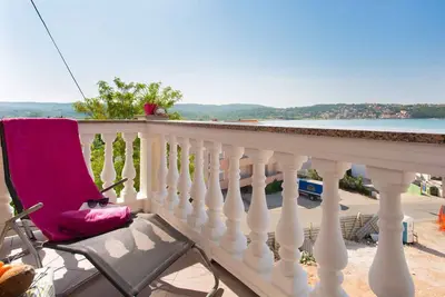 Image de Appartement de vacances avec balcon et vue mer