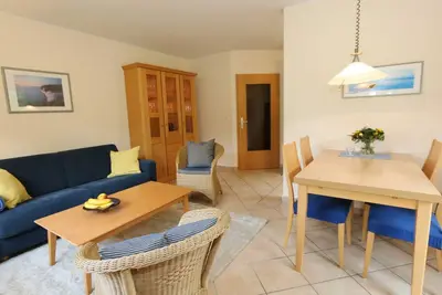 Image de Dünenhaus Göhren Whg. 02 avec 2 terrasses sud / ouest - Mi: appartements Dünenhaus Göhren au calme