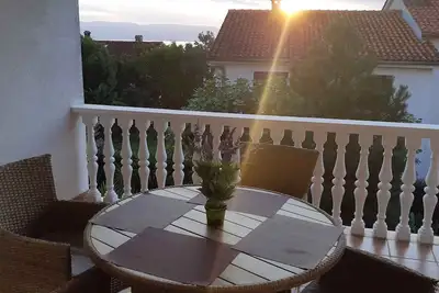 Image de Appartement de vacances avec terrasse vue mer et barbecue