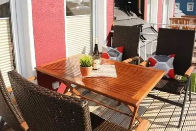 Image de Appartement 3-R-4 pour les adultes + 1 enfant -. Ex. App. Ars Vitea, cheminée, Internet sans fil, à 200 m de la plage
