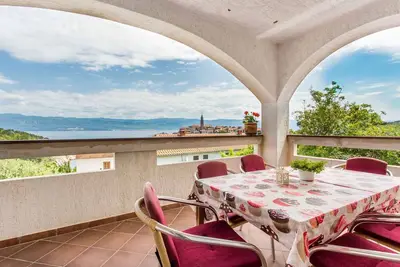 Image de Appartement de vacances avec air conditionné et vue sur la mer