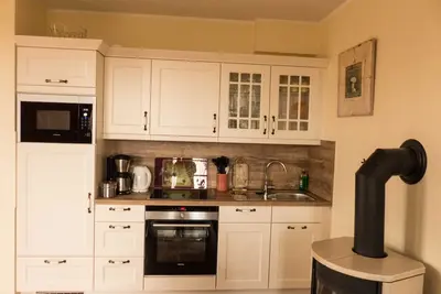 Image de Appartement n ° 2 avec cheminée - maison de campagne sur la digue