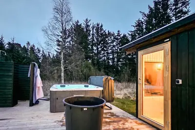 Image de Belle maison à Jerup avec sauna