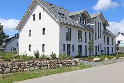 Image de Haus Windrose Whg 01 Seehase avec terrasse / balcon - A: Haus Windrose Whg 01 Seehase avec terrasse / balcon