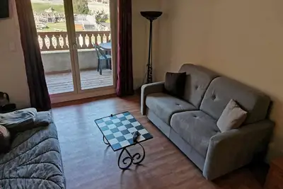Image de Appartement confort 8 pers, 2 chambres, terrasse, buanderie, près des pistes