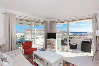 Image de 3p  de standing, vue mer et grande terrasse