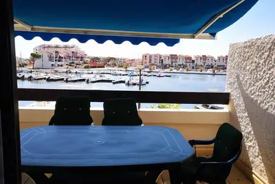 Image de Appartement T2 avec piscine, parking, animaux acceptés - Port Barcarès