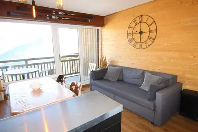Superbe T3 cabine 6 pers au pied des pistes