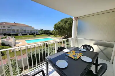 Image de Appartement T2 avec piscine et Wi-Fi, proche plage de Tanchet
