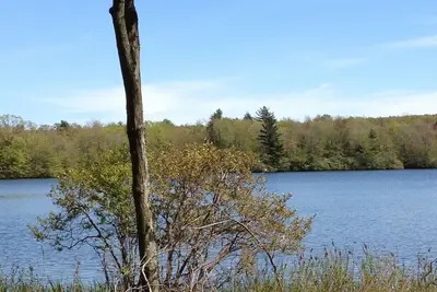 Image de Lac avant / piscine / canotage et Big Boulder Ski Resort situé dans une communauté fermée