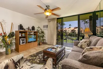 Image de Récemment rénové 1bd \/ 2ba condo vue sur le jardin à Kamaole Sands à South Kihei. 7-206