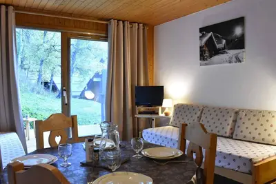 Image de Studio confortable pour 4 pers, balcon sud, proche pistes et commerces - Méribel