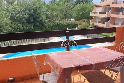 Image de Appartement lumineux T2 avec piscine, loggia et parking, 4 couchages - Argelès-sur-Mer