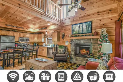 Image de Escalier vers le paradis} 5 minutes de Pigeon Forge \\ Salle de jeux \\ Accès à la piscine \\ WiFi