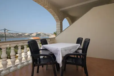 Image de Appartement de deux chambres avec la terrasse Stara Novalja, Pag (A-6469-a)