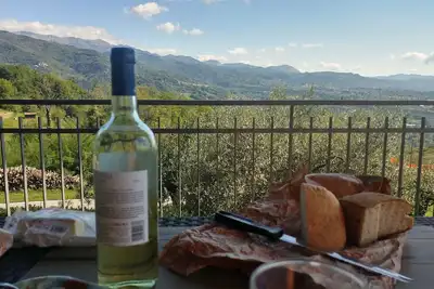 Image de Une vue imprenable de cette splendide villa de 3 chambres dans la région de Lucques en Toscane