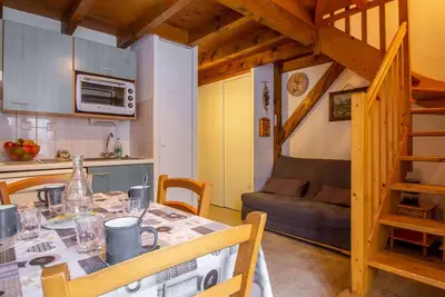 Image de Appartement cosy 4 pers avec parking, terrasse, local Ă skis