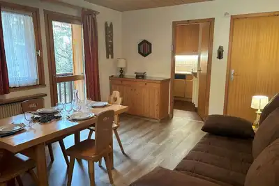 Image de Appartement en montagne, 4 pers, proche des pistes et commerces, animaux acceptés, balcon, casier à skis