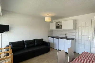 Image de Studio confortable au centre de l'Alpe d'Huez, près des pistes et commerces - 4 pers, terrasse sud