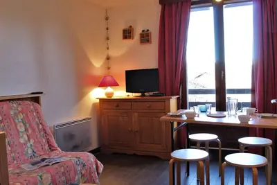 Image de Studio cabine calme, 4 pers, pied des pistes - Risoul 1850