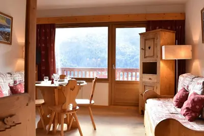 Image de Studio cosy avec balcon, proche télésiège, Méribel 4 pers.