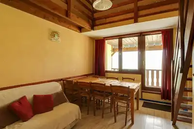 Image de Duplex 8 pers. Ă La Mongie, balcon, vue montagnes, proche pistes