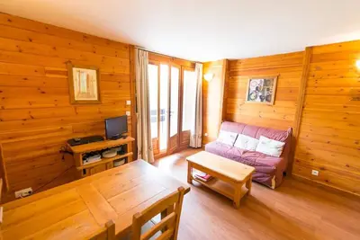 Image de Studio lumineux 4 pers. , balcon sud, pieds des pistes - Serre Chevalier