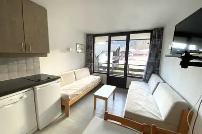Image de Studio confortable au pied des pistes, balcon sud, proche commerces, 4 pers. , Morillon 1100