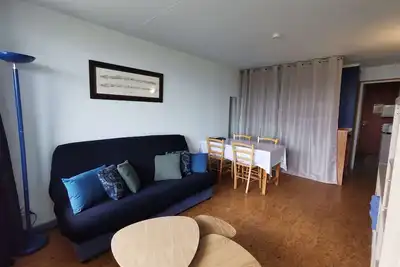 Image de Studio 4 pers, pieds des pistes avec balcon et animaux admis - La Mongie