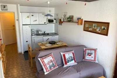 Image de Studio cosy Rdc à Montgenèvre avec parking