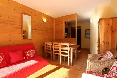 Image de Charmant T2 avec coin montagne, proche pistes et commerces, 6 couchages, terrasse, Serre Chevalier