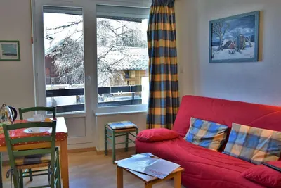 Image de Studio 4 pers au pied des pistes à Risoul 1850 avec parking gratuit et casier à ski