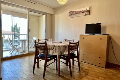 Image de Appartement 2 pièces à 400m de la plage avec parking privé, loggia et ménage inclus - Argelès-sur-Mer