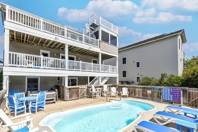 Image de Bénédiction de la couronne | 200 m de la plage | Chiens bienvenus, piscine privée, bain à remous