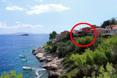 Image de Appartement de deux chambres prés de la plage Prizba, Korcula (A-152-b)