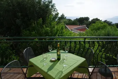 Image de Appartement de deux chambres avec la terrasse et la vue sur le mer Podgora, Makarska (A-6779-a)