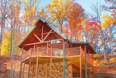 Image de 2 chambres de luxe Gatlinburg Cabin minutes du centre ville