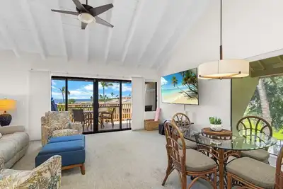 Image de Ocean View deux chambres loft condo à Maui Kamaole, pour 4 personnes. H-212