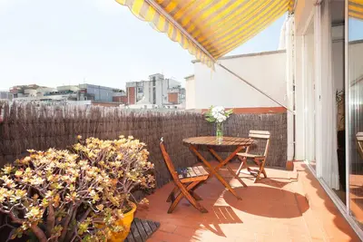 Image de Très ensoleillé. Appartement 2 Br avec Terrasse
