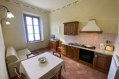 Image de Joli appartement dans une maison de vacances avec Wifi, piscine, Tv, patio et vue panoramique