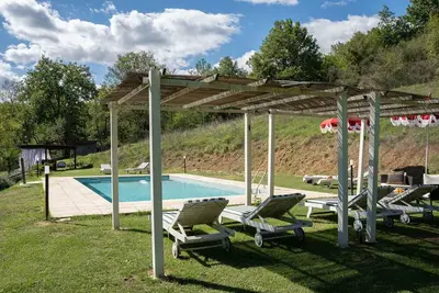 Image de Maison de vacances privée avec climatisation, Wifi, piscine privée, bain à remous, Tv, patio