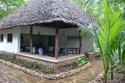 Image de Watamu Beach Cottages directement sur la meilleure plage en Afrique de l'Est