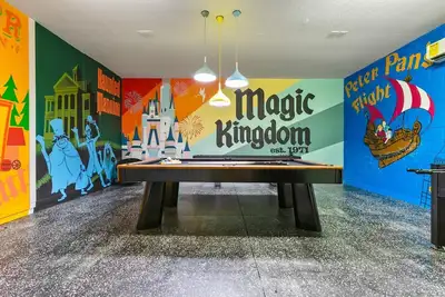 Image de Minutes From Disney, Informez-vous des promos, Piscine privée / Spa, Salle de jeux!