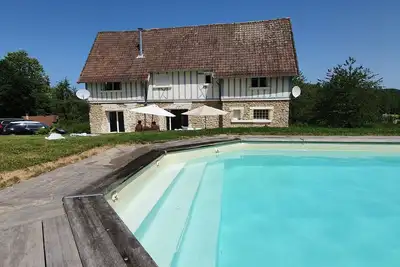 Image de Maison Traditionnelle Normande avec piscine chauffée