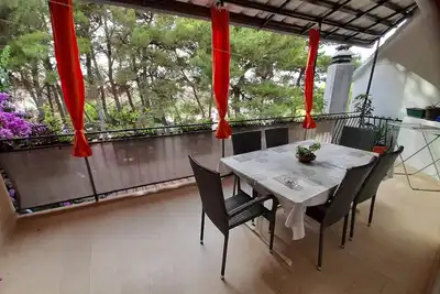 Image de Appartement de deux chambres avec la terrasse Mirca, Brac (A-2886-b)