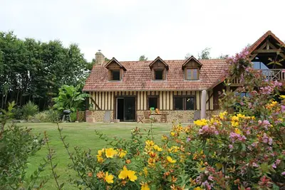 Image de Maison de charme avec jardin paysager, près de la baie du Mont St-Michel, 3 chambres, toutes charges incluses