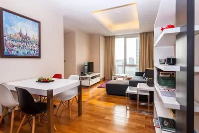 Image de Serviced 2 lits Panoramic Sky Villas avec piscine, salle de gym et Bts