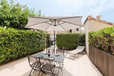 Image de Pavillon 3p climatisé, piscine, terrasse, proche plage, 6 pers. , Narbonne