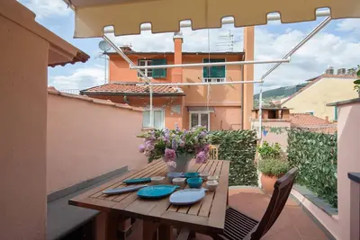 Image de Lerici, zone piétonne, terrasse sur le toit, 80mt de la mer, wifi, SatTV